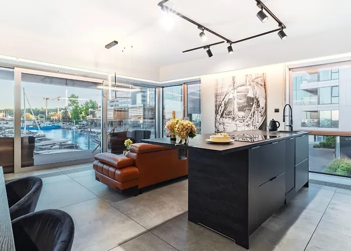 Yacht Park Mit Panoramablick Auf Den Yachthafen In Gdynia- Polen By Interhome